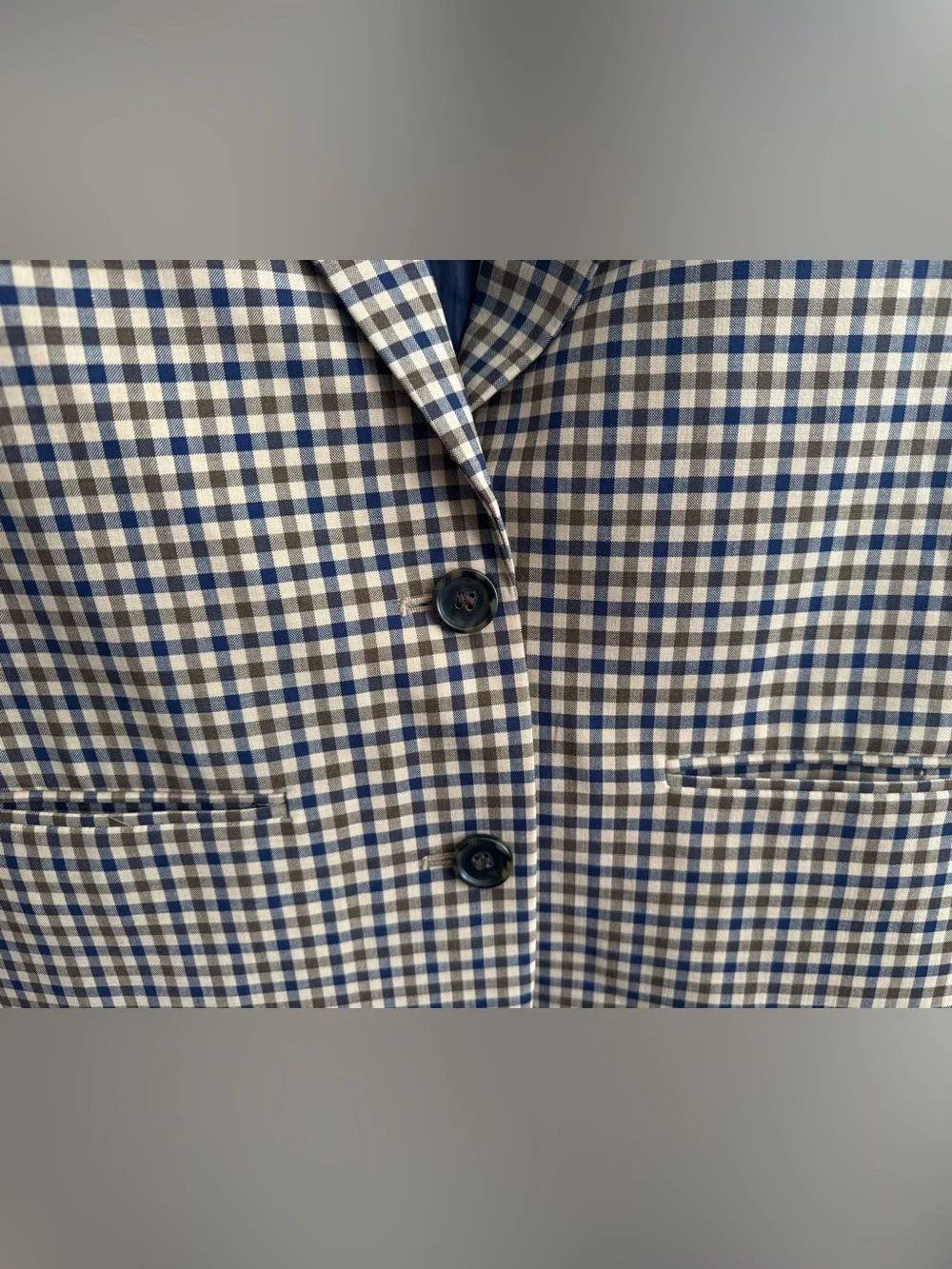J. Crew Women’s Alfie Blazer Honey Plaid Italian Wool Size 4